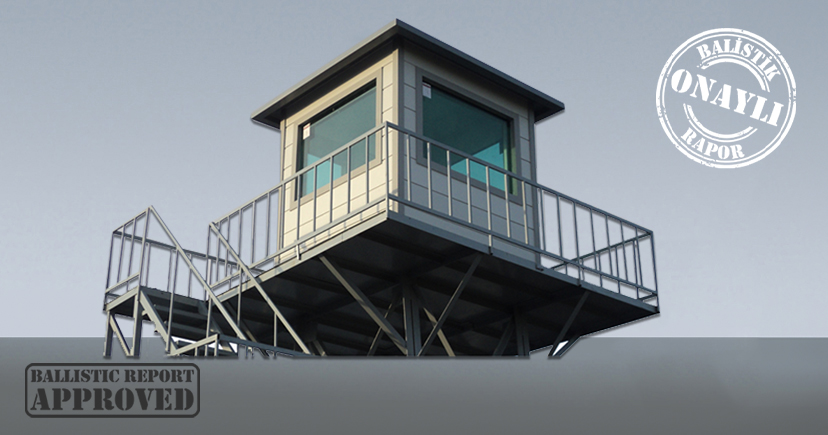 BR7 Zırhlı Güvenlik Kabini (2200 x 2200mm)