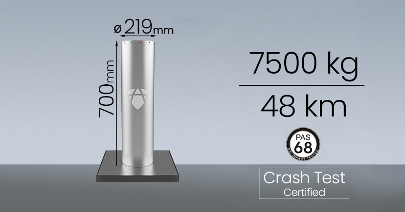 Yüksek Güvenlikli Otomatik Mantar Bariyeri 700 mm