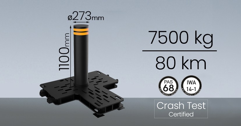 Counter Terror Shallow Mounted Bollard