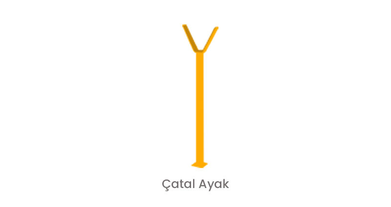 Kollu Bariyer Destek Ayakları