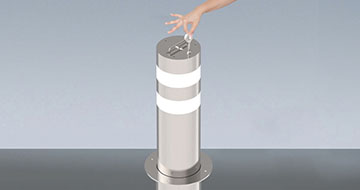 Mechanical Manual Rising Bollard B-MMB-M